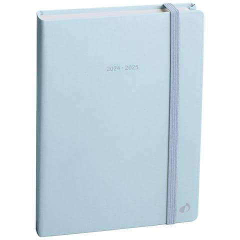 Diario 2020-2021 Con Elastico Pastel Blu - Foto 1