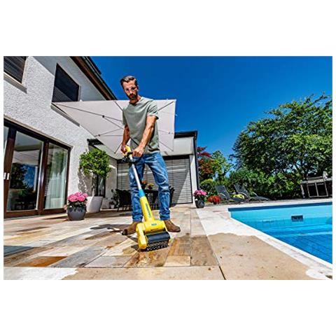 Gloria Multibrush Li-on Spazzola Da Superficiali A Batteria / Fughe, Giallo / Blu - Foto 2