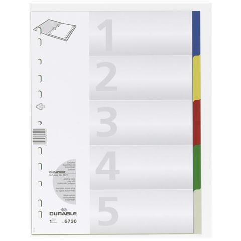 Register Pp Mit Farbigen Taben 5 Blatt 25 St 673027 - Foto 1