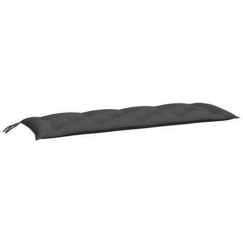 Cuscino per Panca da Giardino Antracite 150x50x7 cm in Tessuto - Foto 1