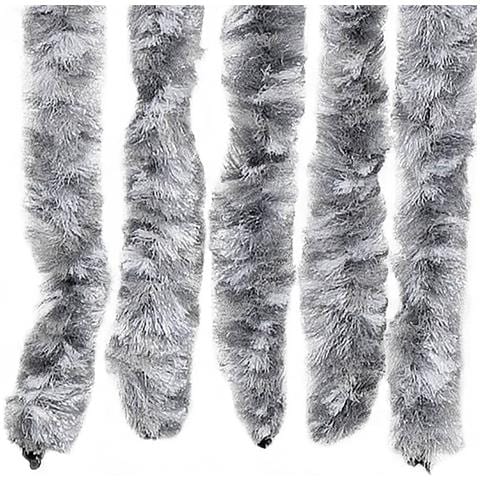 Zanzariera Bianco e Grigio 118x220 cm Ciniglia - Foto 2