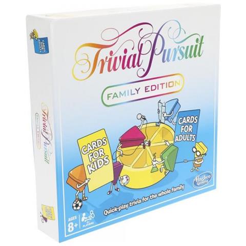 Trivial Pursuit Family Edition Gioco Trivia Adulti E Bambini - Foto 1