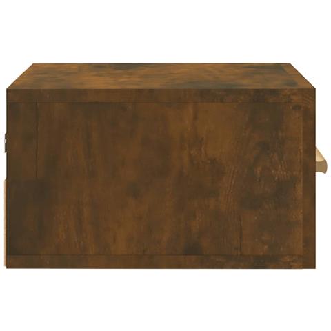 Comodini A Muro 2 Pz Rovere Fumo 35x35x20 Cm - Foto 9