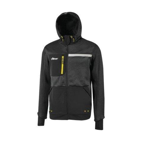 Felpa Full Zip + Cappuccio Galaxy Black Carbon L - Foto 1