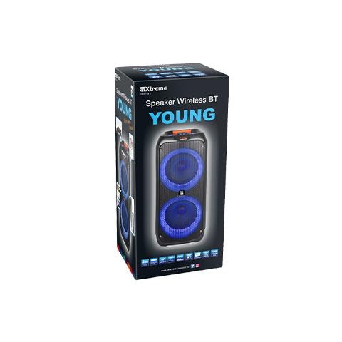 Speaker Portatile Yong con Microfono Bluetooth Potenza 25 W Colore Nero - Foto 4