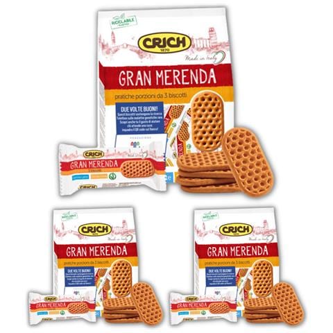 Gran Merenda Biscotti Classici Monoporzione 3 Confezioni Da 500 Grammi - Foto 1
