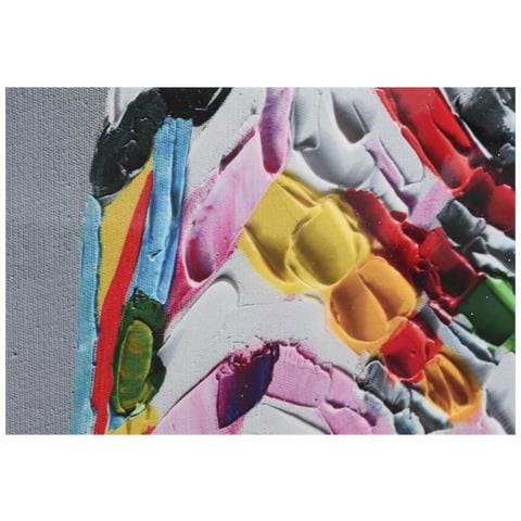 Quadro Dkd Home Decor Zebra 80 X 3 X 120 Cm Moderno - Foto 2