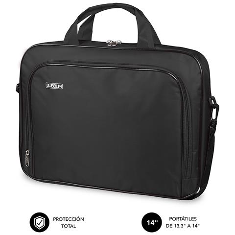 SUB-LB-1OLB030 borsa per laptop 35,6 cm (14") Borsa con caricamento dall'alto Nero - Foto 1