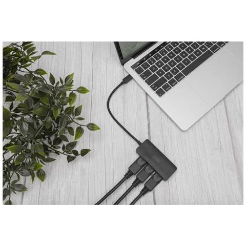 Hub Video Mst A 3 Porte (usb-c -> 3 Displayport) - Foto 2