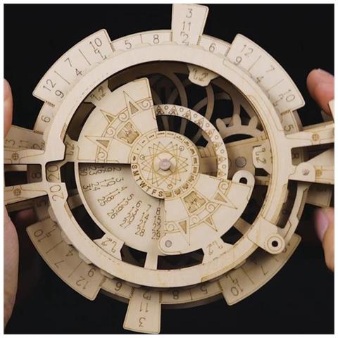 Puzzle 3d In Legno | Calendario Perpetuo - Foto 2