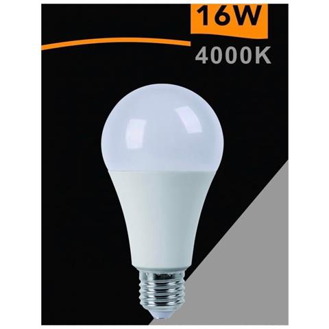 Lampadina Led 16 W Lampada Luce Naturale 4000k E27 A70 - Foto 1