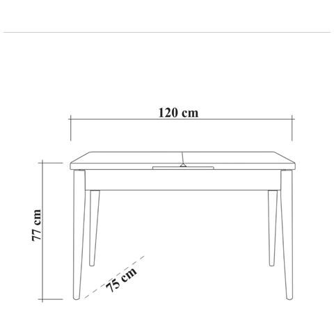 Santi Tavolo Allungabile In Effetto Legno - Max 6 Persone - Foto 2
