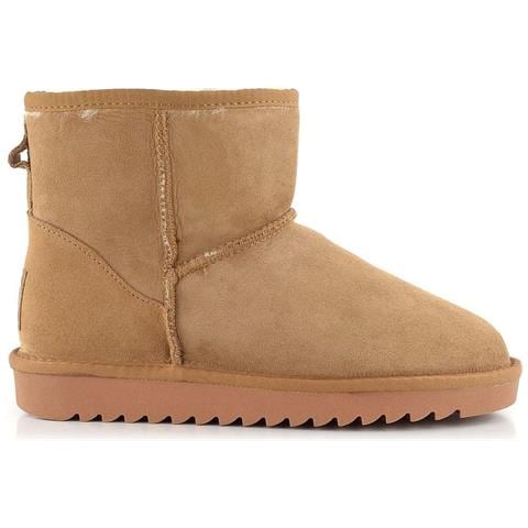 Alaska Booties Stivaletti Pelliccia Genuina Scarpe Donna Marrone Eu 39, 12-29921-06 - Foto 2