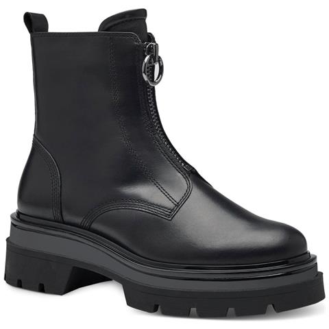 Black Casual Closed Booties Stivaletti Pelle Scarpe Donna Nero Eu 39, 1-25413-41 003 - Foto 1