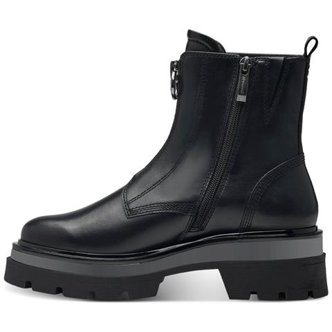 Black Casual Closed Booties Stivaletti Pelle Scarpe Donna Nero Eu 39, 1-25413-41 003 - Foto 3