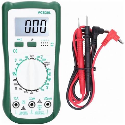Professional Tester Multimetro Digitale Vc830l Voltometro Portatile Ac-dc Green - Foto 1