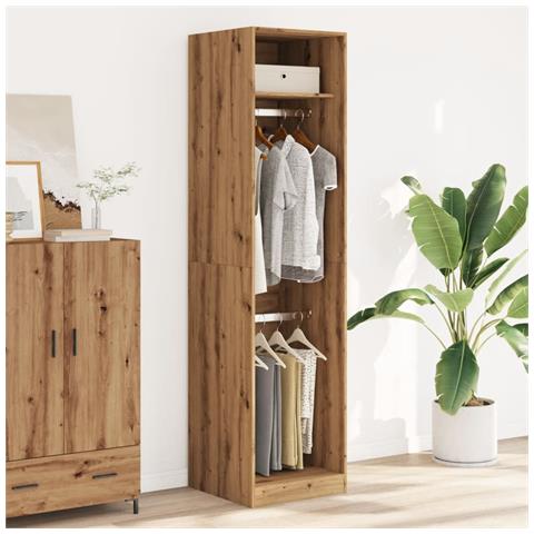 Armadio Rovere Artigianale 50x50x200 Cm In Legno Multistrato - Foto 3