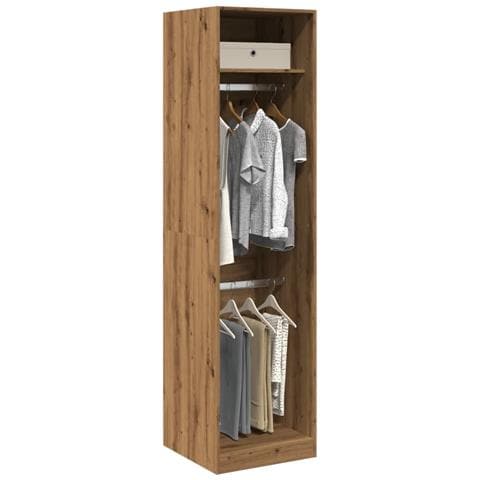 Armadio Rovere Artigianale 50x50x200 Cm In Legno Multistrato - Foto 1