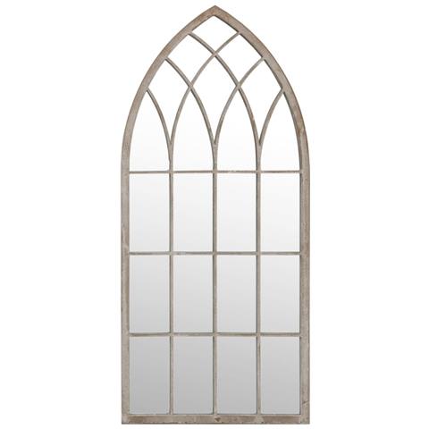 Lusso Casadino -  Specchio Da Giardino Sabbia 70x30 Cm In Ferro Per Uso Esterno - Foto 2