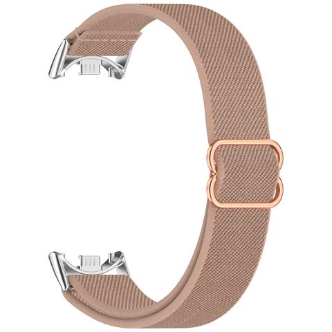 Cinturino In Nylon Traspirante Per Xiaomi Mi Band 9/8/nfc Pink - Foto 1