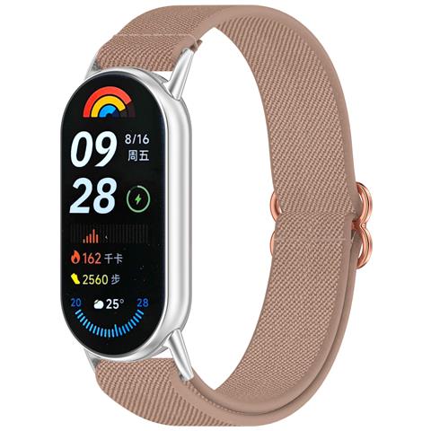 Cinturino In Nylon Traspirante Per Xiaomi Mi Band 9/8/nfc Pink - Foto 2