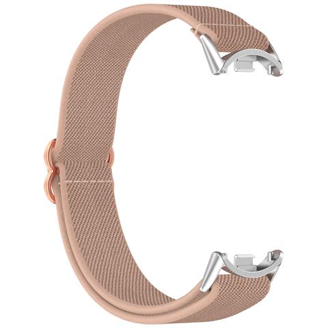 Cinturino In Nylon Traspirante Per Xiaomi Mi Band 9/8/nfc Pink - Foto 4