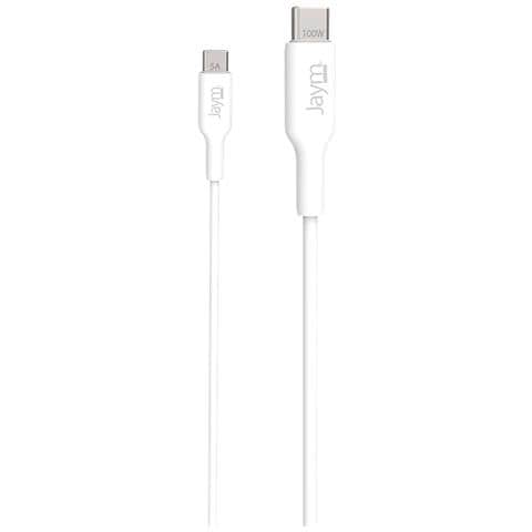 Cavo Di Ricarica E Sincronizzazione Da Usb-c A Usb-c Pd 3.0 100w 2 M, Bianco - Foto 1
