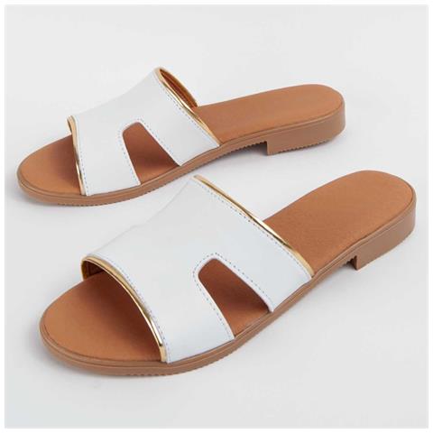 Sandalo Basso Hacca Bianco. - Foto 1