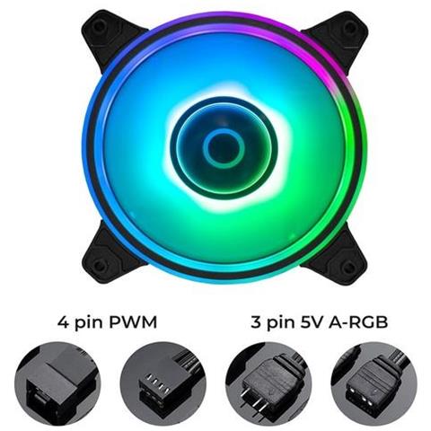 VENTOLA MIRA 120 1FAN 1100RPM HALO 1100RPM 3FAN + ANTIVIBRATION - Foto 1