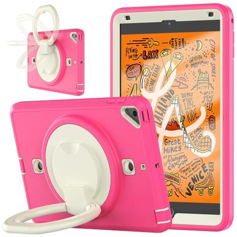 Custodia Per Ipad Mini 4/5 7,9"" Con Supporto E Tracolla Rosa - Foto 2