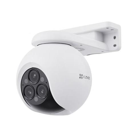 Telecamera Sferica IP 2K H80f Multi Esterno Cablata Montaggio Parete Bianco - Foto 1