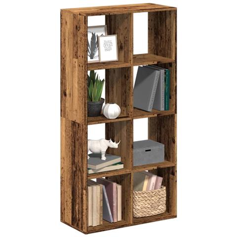 Libreria Divisorio Legno Antico 69,5x29x137,5 cm in Truciolato - Foto 2