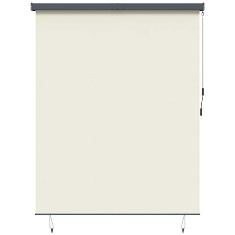 Tenda a Rullo Esterna Rigato Crema 200 x 250 cm Tessuto - Foto 1