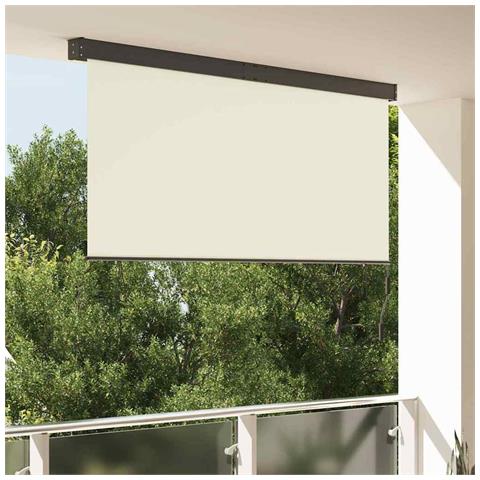 Tenda a Rullo Esterna Rigato Crema 200 x 250 cm Tessuto - Foto 2