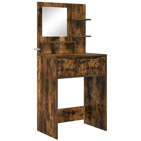 Tavoli da Trucco per Camera da Letto con cassetto Rovere fumé - Foto 1