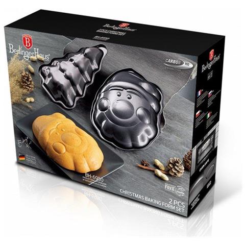 BH-6950 Set di teglie natalizie - Babbo Natale e albero - Foto 3