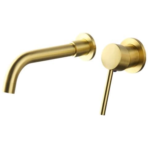 Rubinetto per lavabo da bagno, Blackswan, tipo M69.1, modello oro opaco, misura 20 cm - Foto 1