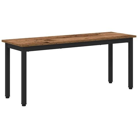 panchina Legno vecchio 110 x 35 x 45 cm Legno multistrato - Foto 1