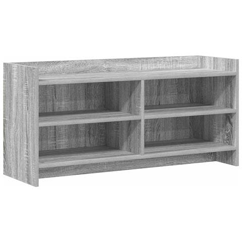 Mobile TV 100 x 33 x 47 cm Sonoma grigio Legno ingegnerizzato - Foto 1