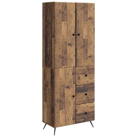 Set di armadi 2 pcs Legno antico Legno ingegnerizzato - Foto 1