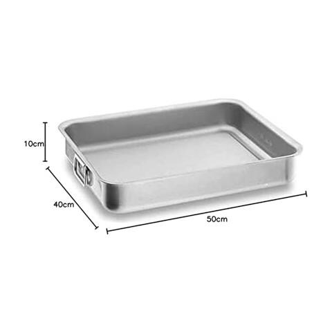 50550 - Teglia da forno in acciaio inox 50x40 - Foto 2