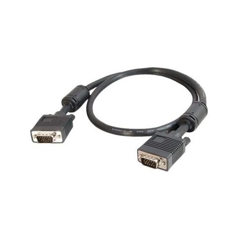 Cavo Video C2G 81002 - for Monitor - 2 m - 1 x HD-15 Maschio VGA - 1 x HD-15 Maschio VGA - Nero - Foto 1