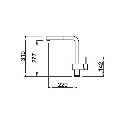 Miscelatore Monocomando Stream Plus in Cromo Diametro 35mm - Foto 3