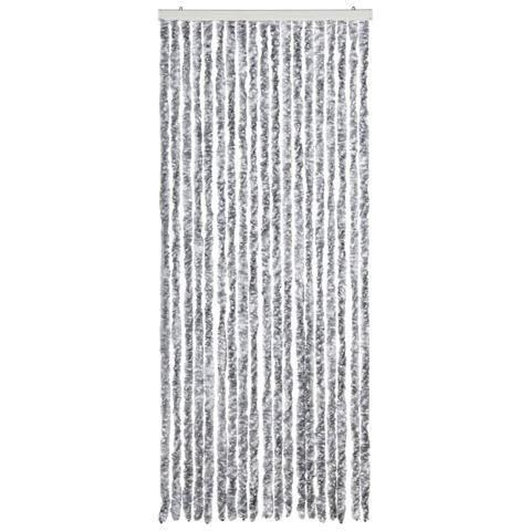 Zanzariera Bianco e Grigio 56x200 cm Ciniglia - Foto 6