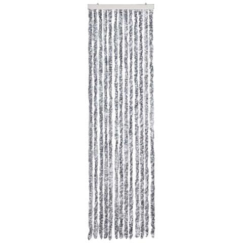 Zanzariera Bianco e Grigio 56x200 cm Ciniglia - Foto 1