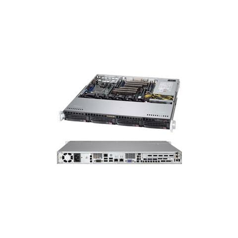 SuperChassis 813MFTQC-350CB, Portabagagli, Server, 1U, Ventola estrattore fumi, HDD, Rete, Potenza, 5 - 35 °C, -40 - 60 °C - Foto 1