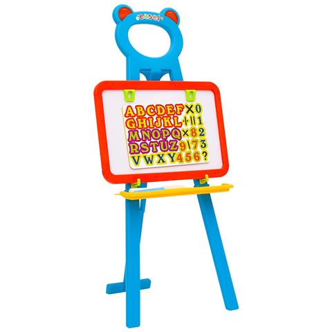 Cavalletto 2-1 Per Bambini Con Lavagna Nera E Lavagna Bianca - Foto 1