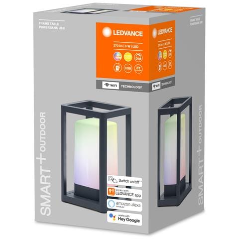 Lampada Da Tavolo Da Esterni Led 5w Rgbw Wi-fi 4058075564466 Smart+ Ledvance Grigio 203x120x120 Mm Pc - Foto 1