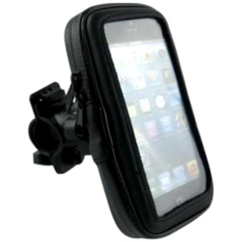 Supporto Bici Universale Bikemont Size L Custodia Per Smartphone Waterproof Black - Foto 1