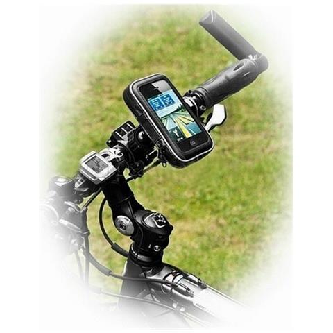 Supporto Bici Universale Bikemont Size L Custodia Per Smartphone Waterproof Black - Foto 5